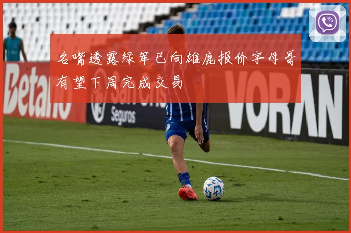 名嘴透露绿军已向雄鹿报价字母哥有望下周完成交易